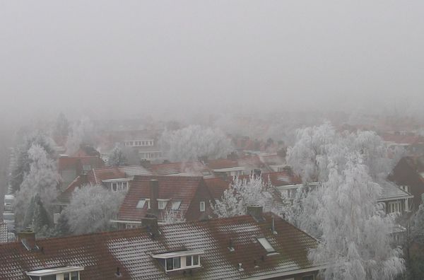 Utrecht in the snow