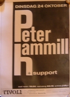 Peter Hammill in Tivoli in Utrecht, 24 oktober 2000 - poster