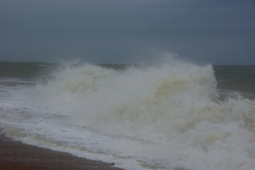 de zee bij onze camping