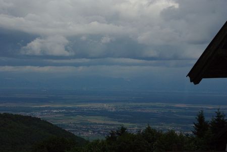 impressive view of the plain of the Rhine