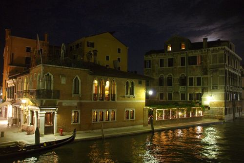 our restaurant at night