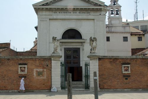 church with nun