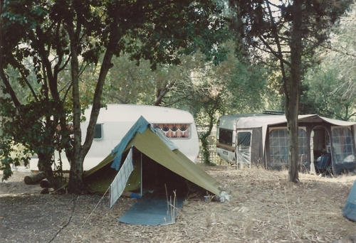 mijn tent in Lissabon