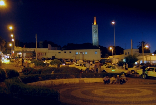 the sloping square in Tanger