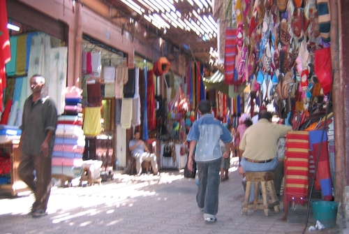 rustplek in Marrakech