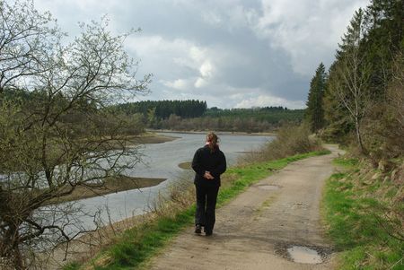 Laura walks